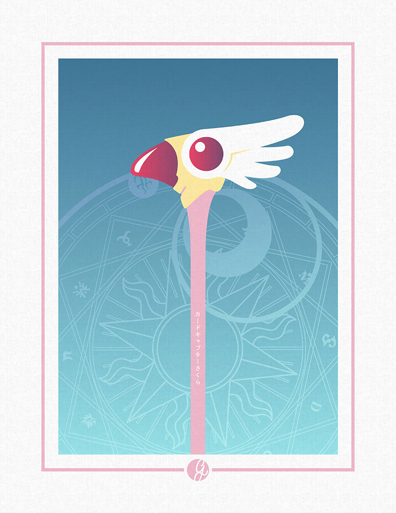Card Captor Sakura - vector poster