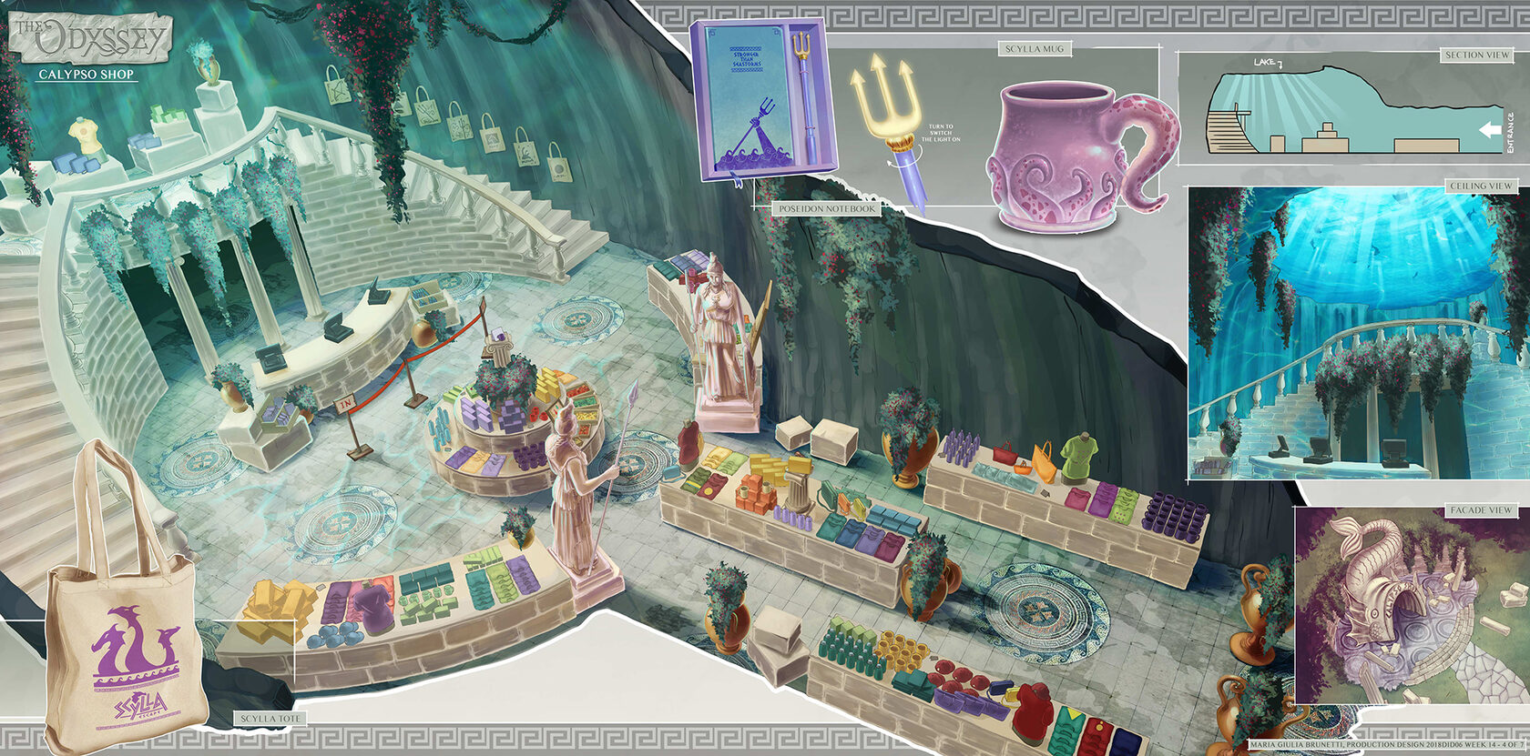 Theme park Concept art Giulia Brunetti