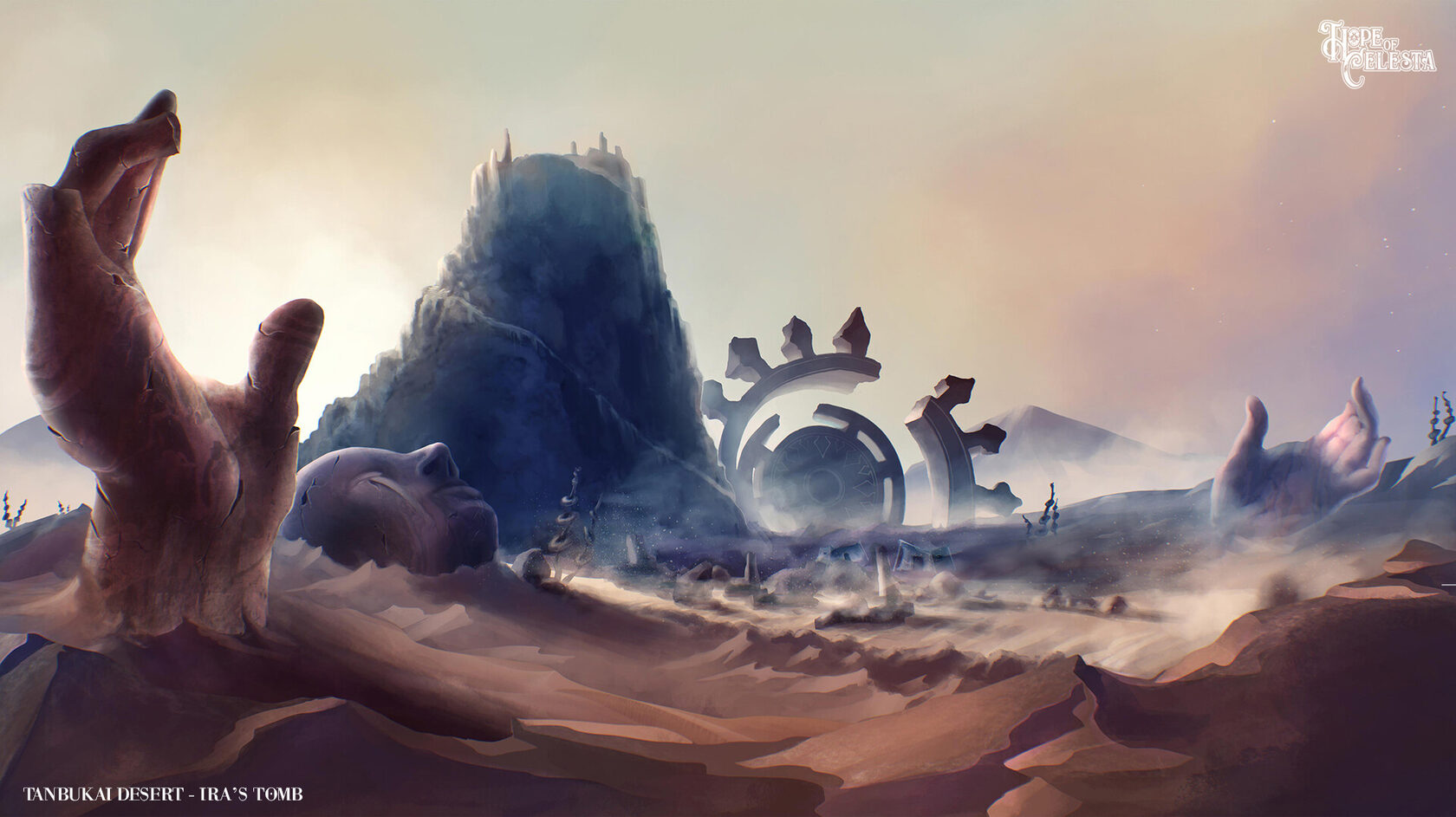 Hope of Celesta - JRPG Concept art Giulia Brunetti