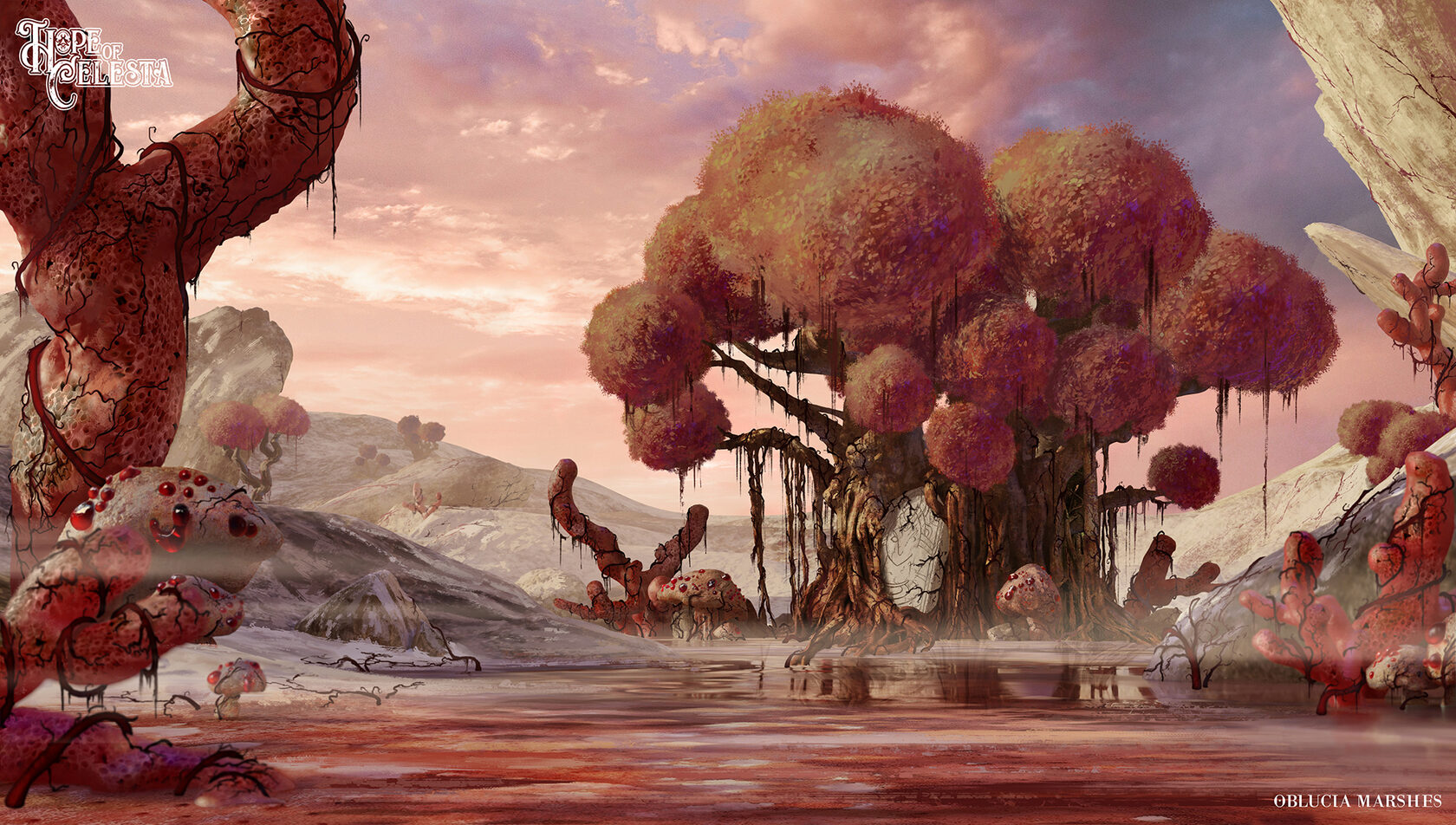 Hope of Celesta - JRPG Concept art Giulia Brunetti