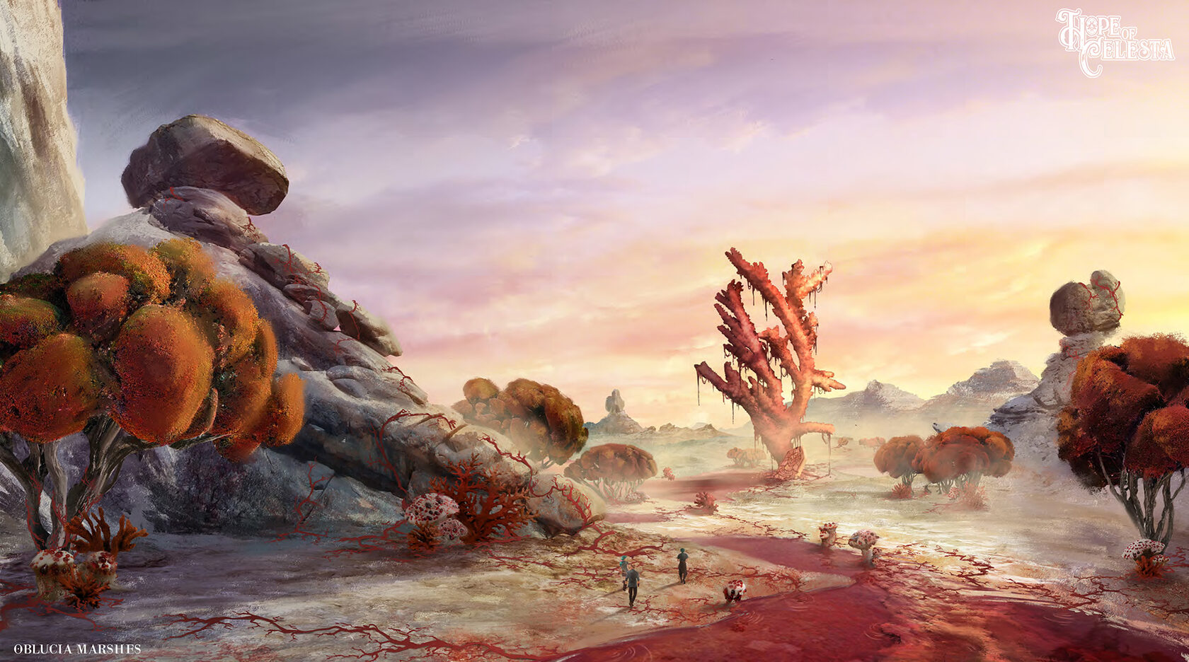 Hope of Celesta - JRPG Concept art Giulia Brunetti