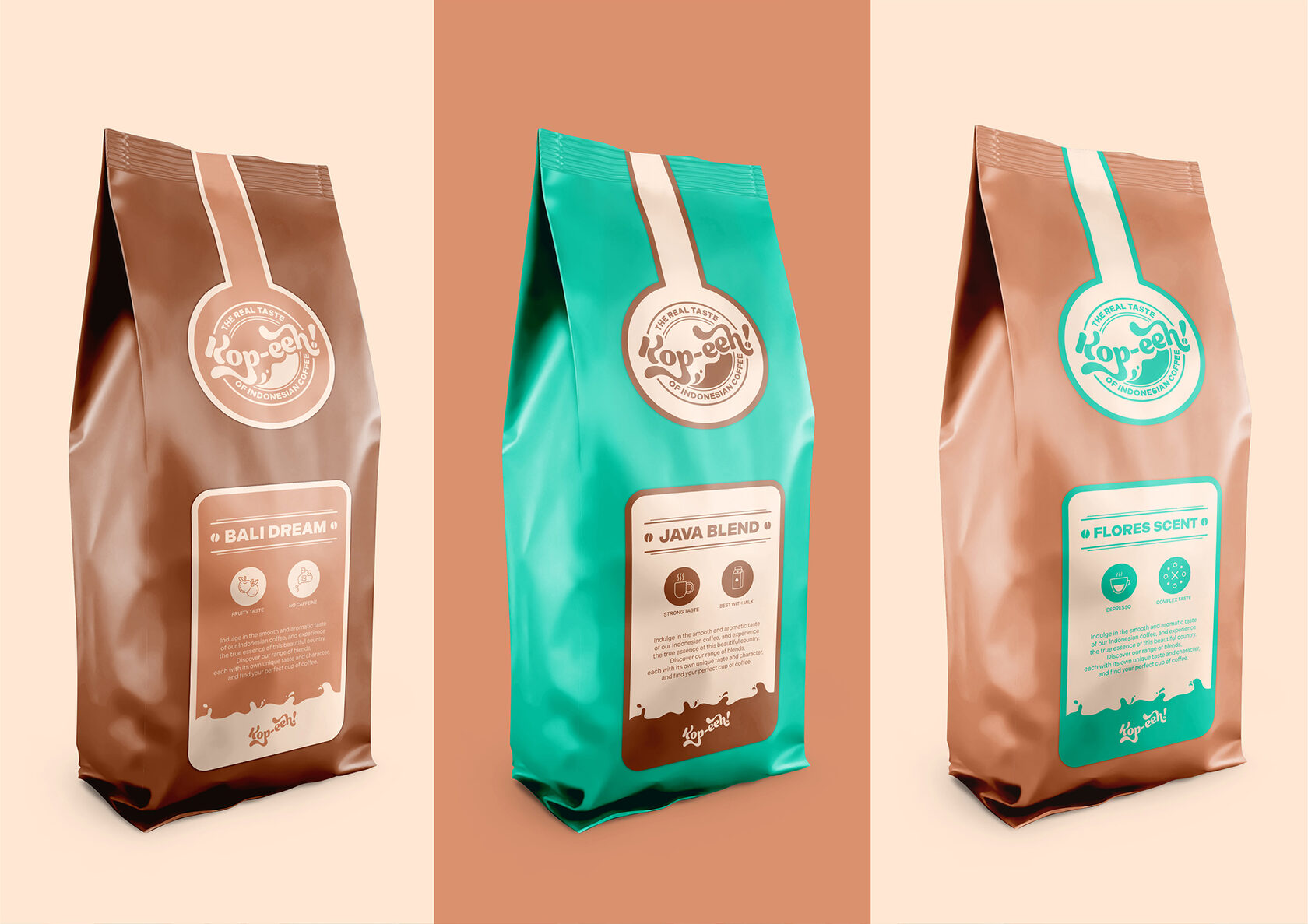 Kop-eeh! - Indonesian coffee design project