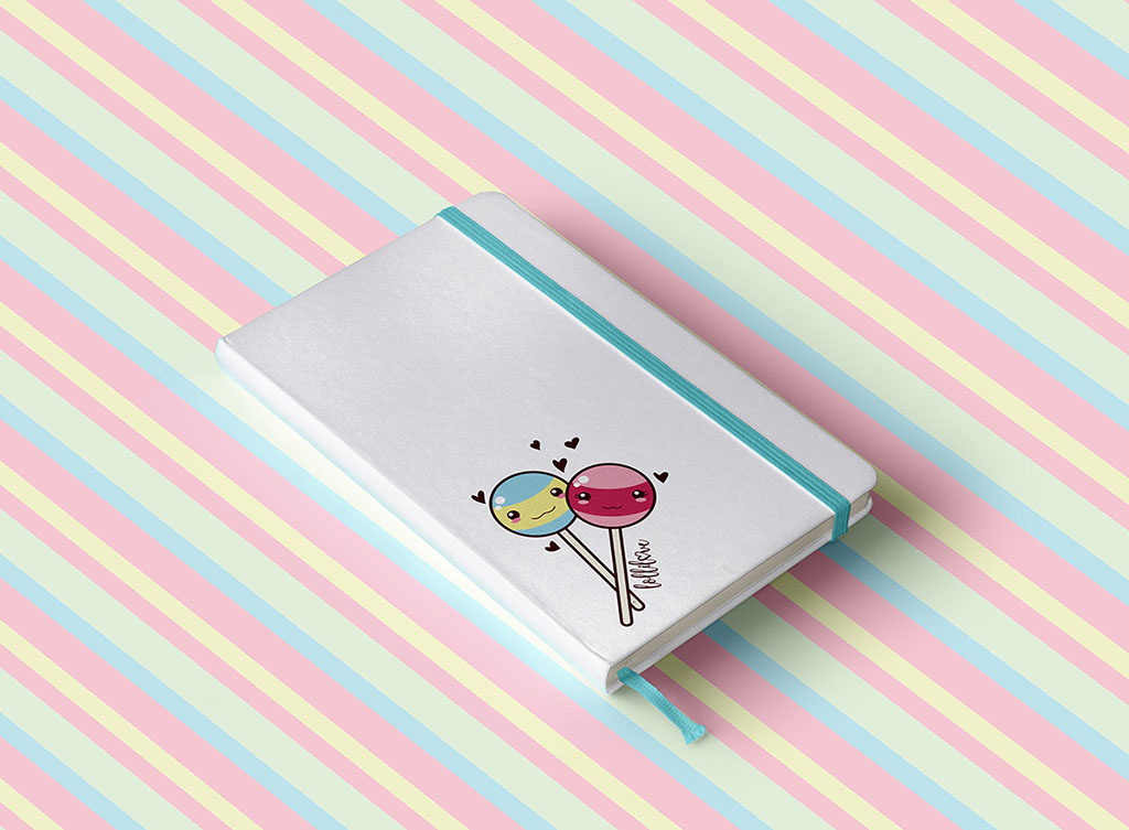 Lollilove - kawaii design project - notebook