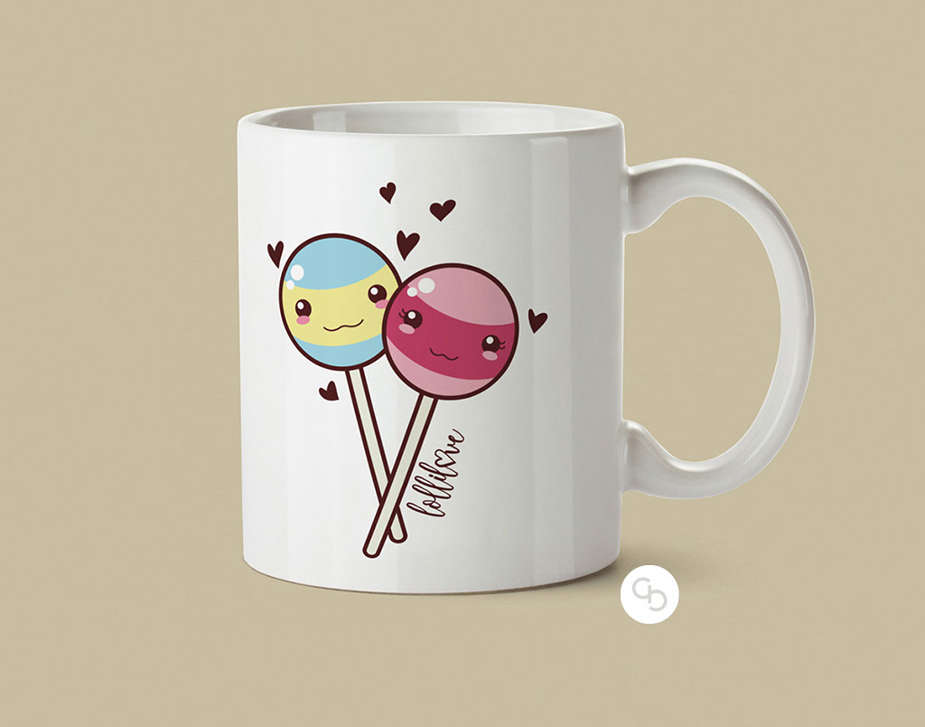 Lollilove - kawaii design project - mug
