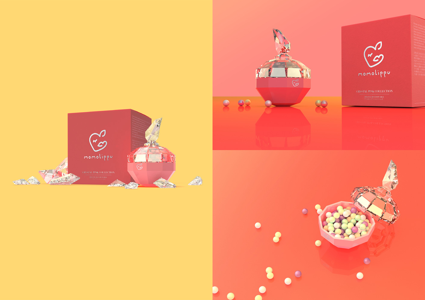 Momolippu - young cosmetic collection design project