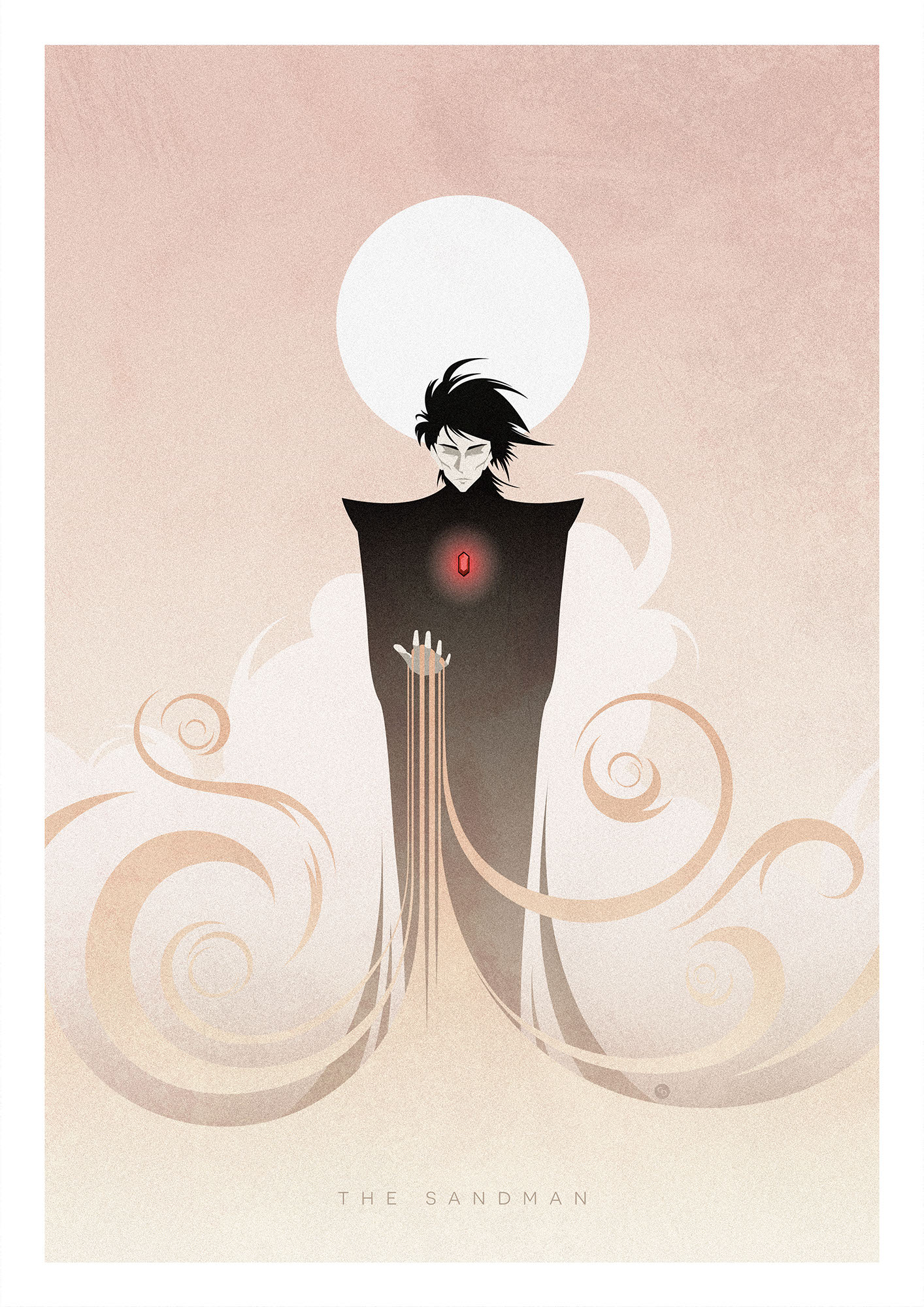 The Sandman - vector poster design