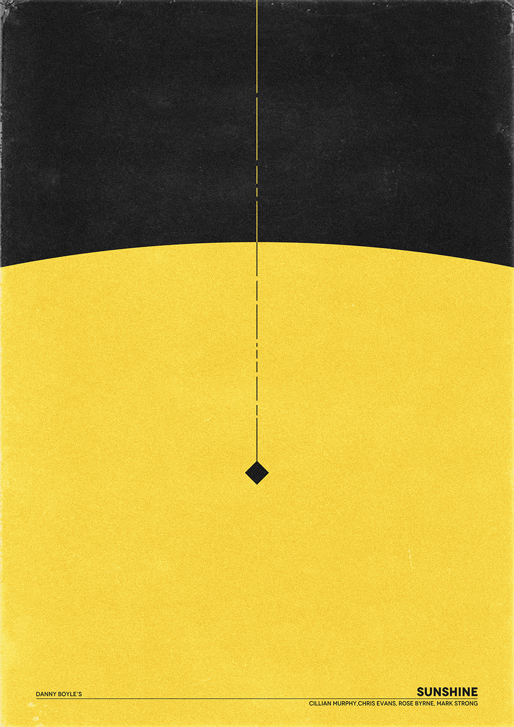 Sunshine - movie minimal vector poster design