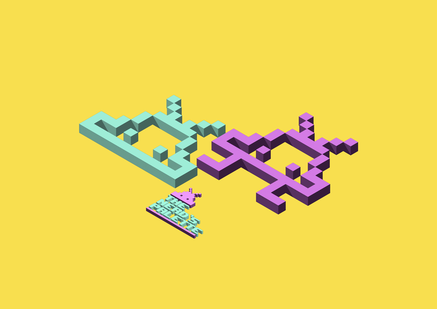 The Nerd's Palette - 3D logo