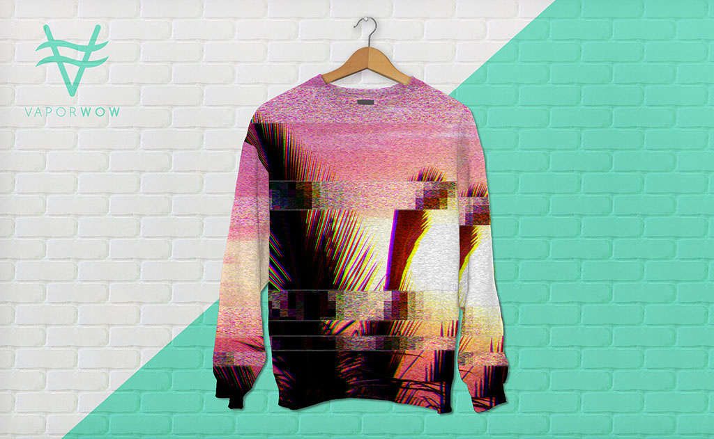 Vaporwow, vaporwave inspired design project